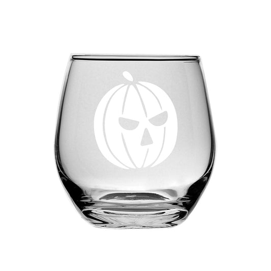 Helloween - Pumpkin Logo, Wine Glass