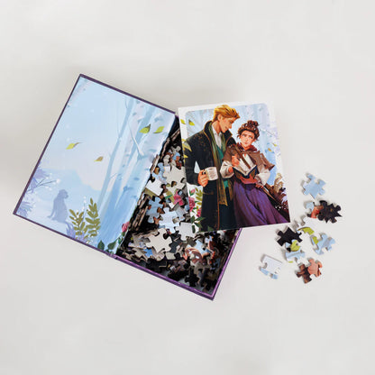 Faerie Fieldwork Keepsake Puzzle | Emily Wilde Art by Nikittysan, 250 Piece Puzzle