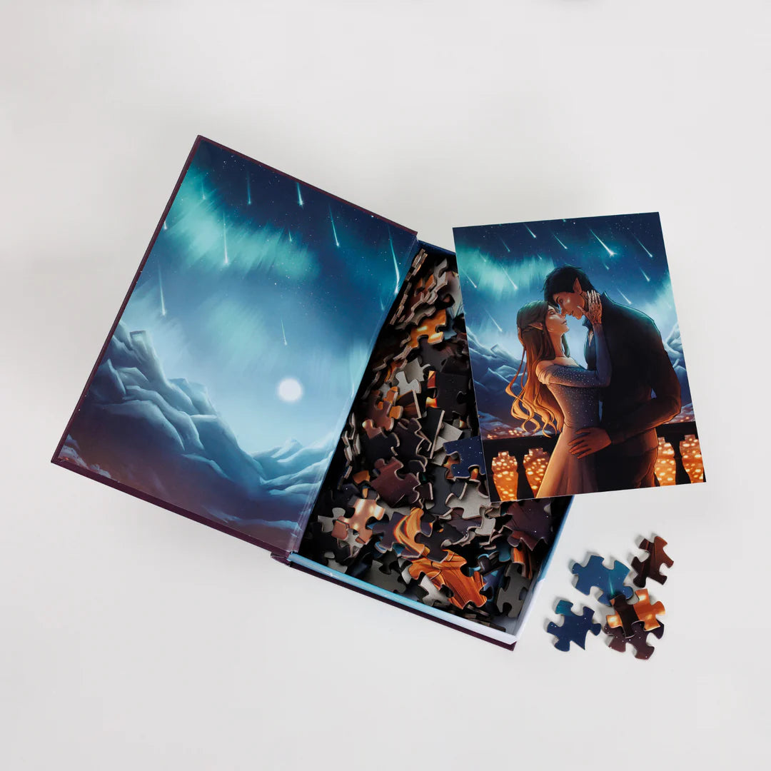 Starfall Celebration Keepsake Puzzle | ACOTAR Art by Vess Arkwright, 250 Piece Puzzle