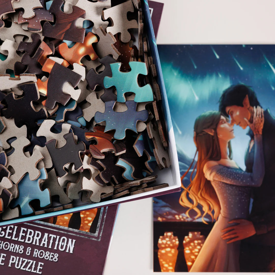 Starfall Celebration Keepsake Puzzle | ACOTAR Art by Vess Arkwright, 250 Piece Puzzle