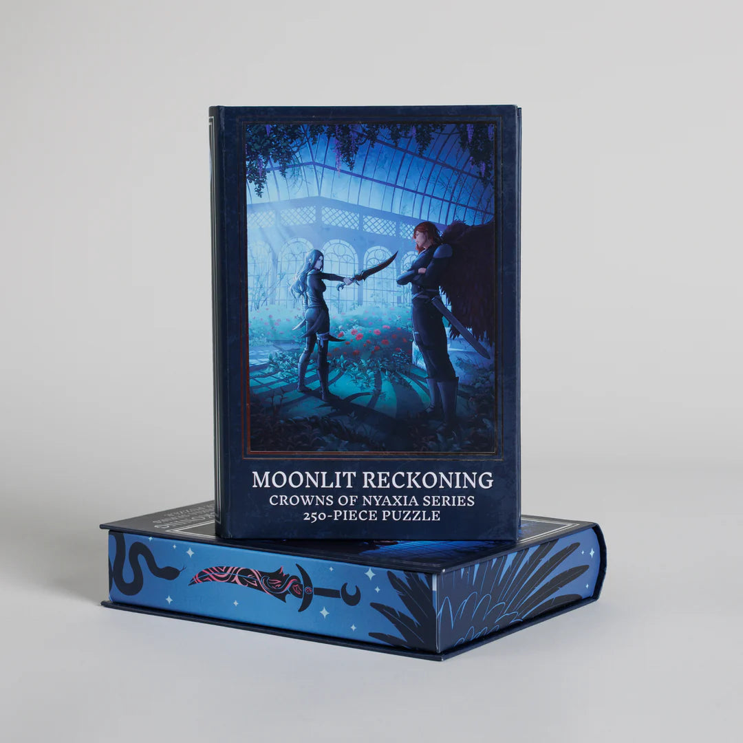 Moonlit Reckoning Keepsake Puzzle | Crowns of Nyaxia Art by Vess Arkwright, 250 Piece Puzzle