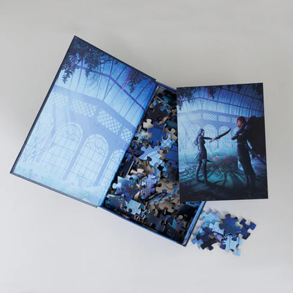 Moonlit Reckoning Keepsake Puzzle | Crowns of Nyaxia Art by Vess Arkwright, 250 Piece Puzzle
