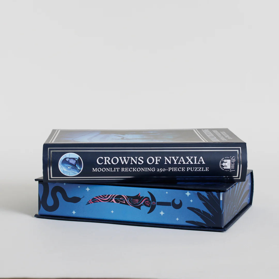 Moonlit Reckoning Keepsake Puzzle | Crowns of Nyaxia Art by Vess Arkwright, 250 Piece Puzzle