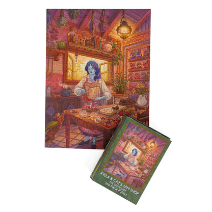 Kiela & Caz’s Jam Shop The Spellshop by Nicole Gustafsson, 250 Piece Puzzle