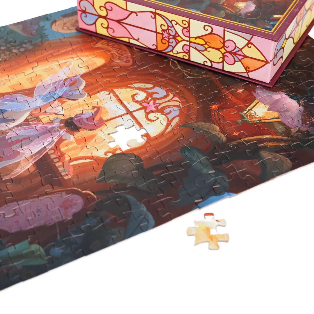The Fairytale Bookshop Keepsake Puzzle by Maxine Vee, 250 Piece Puzzle