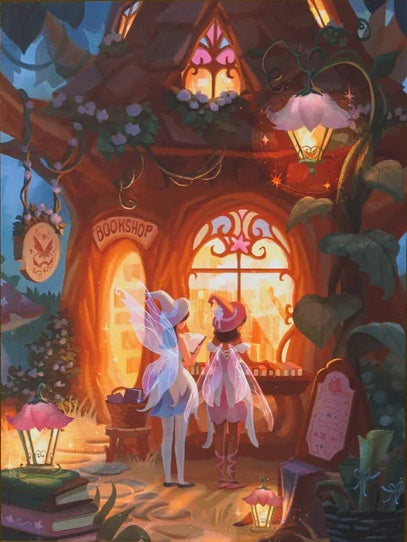 The Fairytale Bookshop Keepsake Puzzle by Maxine Vee, 250 Piece Puzzle