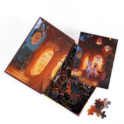 The Fairytale Bookshop Keepsake Puzzle by Maxine Vee, 250 Piece Puzzle
