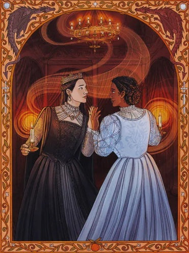 The Candle Dance Keepsake Puzzle | Priory of the Orange Tree by Laya Rose, 250 Piece puzzle
