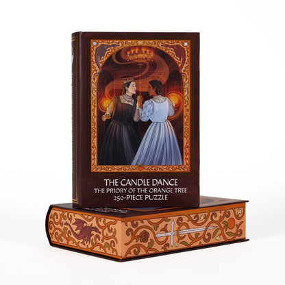 The Candle Dance Keepsake Puzzle | Priory of the Orange Tree by Laya Rose, 250 Piece puzzle