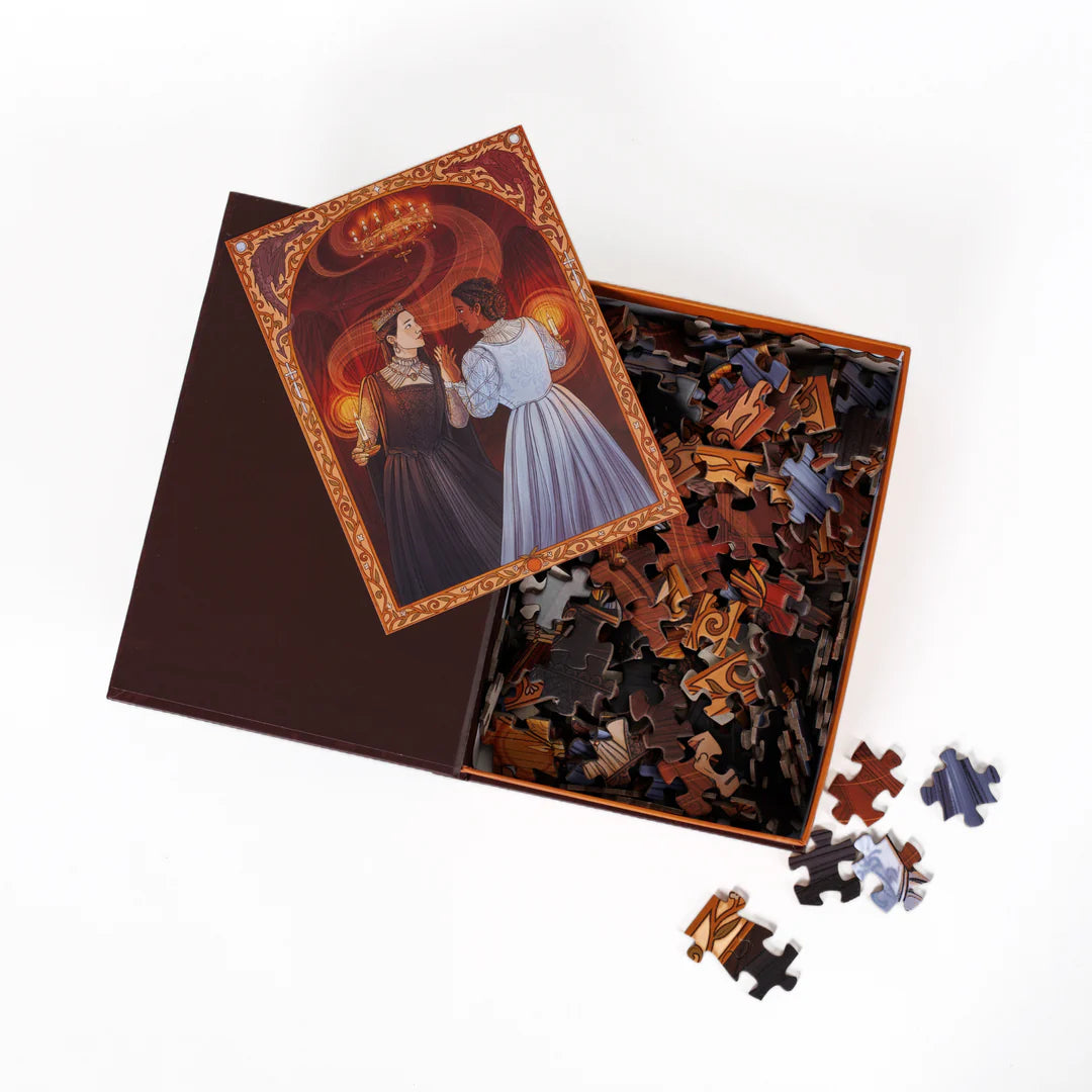 The Candle Dance Keepsake Puzzle | Priory of the Orange Tree by Laya Rose, 250 Piece puzzle