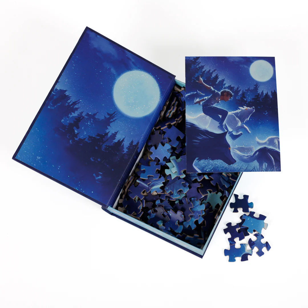 I Run With Wolves Keepsake Puzzle | Green Creek by Alessia Trunfio, 250 Piece Puzzle