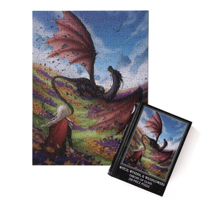 Witch, Wyvern & Wildflowers by Caitlin Hoseck - Throne of Glass, 250 Piece Keepsake Puzzle