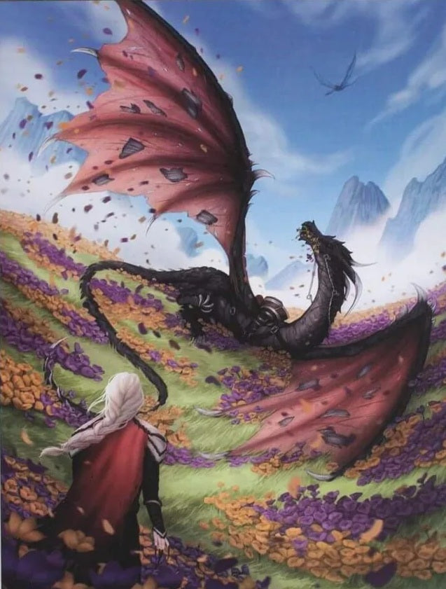 Witch, Wyvern & Wildflowers by Caitlin Hoseck - Throne of Glass, 250 Piece Keepsake Puzzle