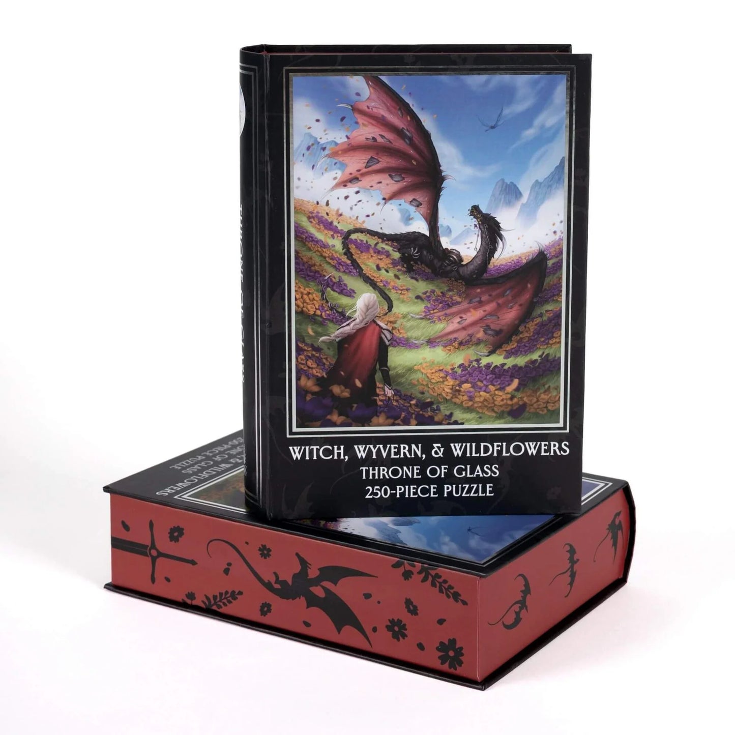 Witch, Wyvern & Wildflowers by Caitlin Hoseck - Throne of Glass, 250 Piece Keepsake Puzzle