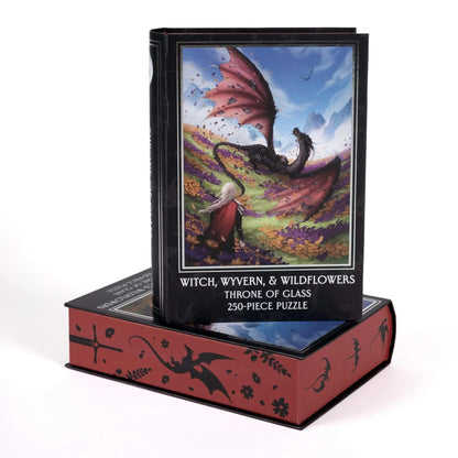 Witch, Wyvern & Wildflowers by Caitlin Hoseck - Throne of Glass, 250 Piece Keepsake Puzzle
