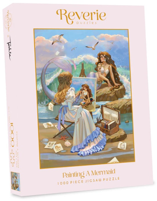 Painting A Mermaid by ToshiaSan, 1000 Piece Puzzle