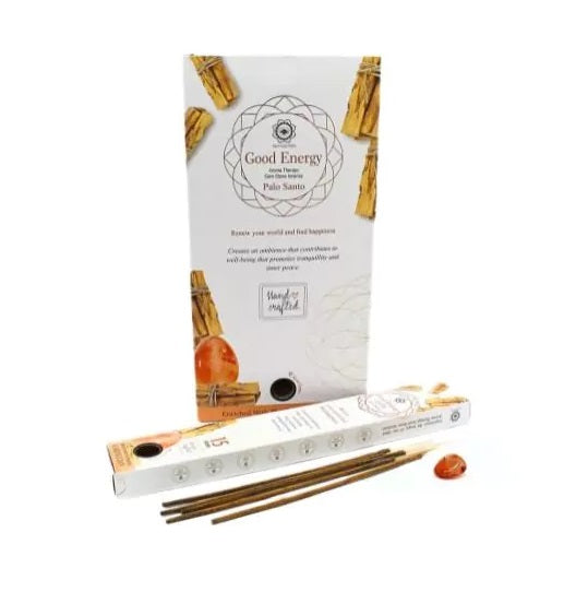 Gemstone Incense Good Energy - Stick Incense with Carnelian