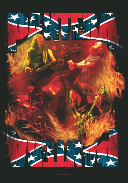 Pantera – Band South, Textile Poster