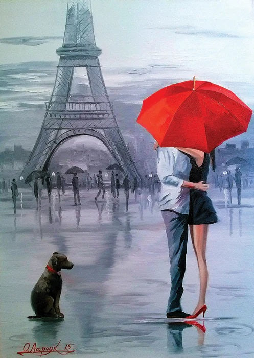 Paris for Two by Olha Darchuk, 1000 Piece Puzzle