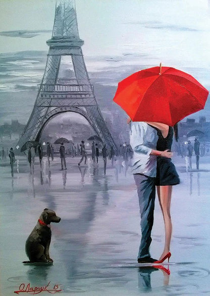 Paris for Two by Olha Darchuk, 1000 Piece Puzzle