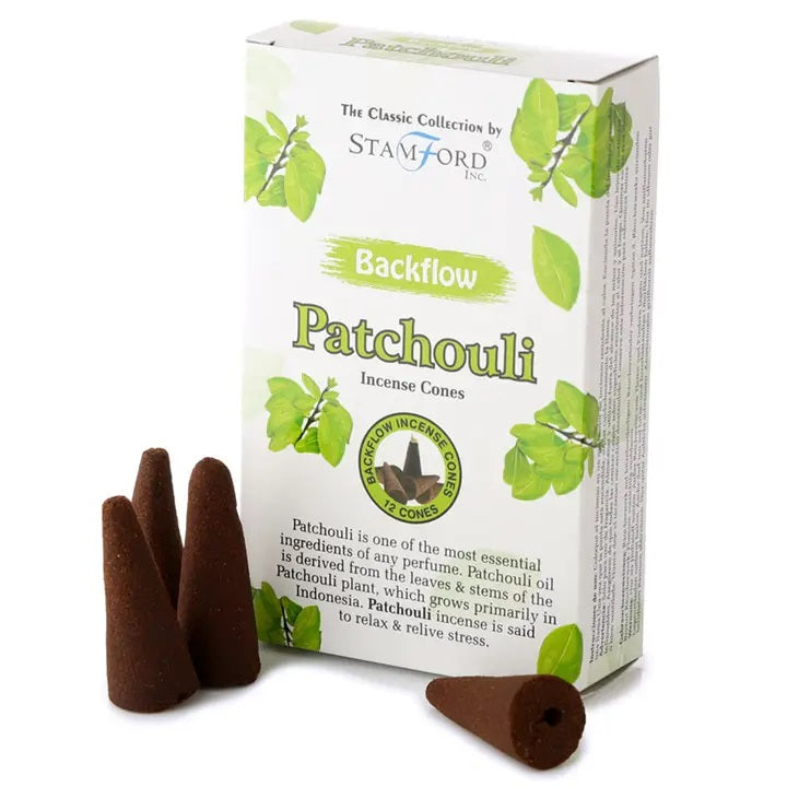 Patchouli Backflow Cone Incense