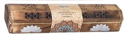 Wooden Incense Box including 10 Incense Sticks