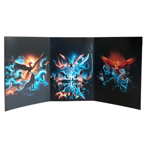 Triptych Mythical Beasts Card