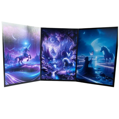 Triptych Unicorn Card