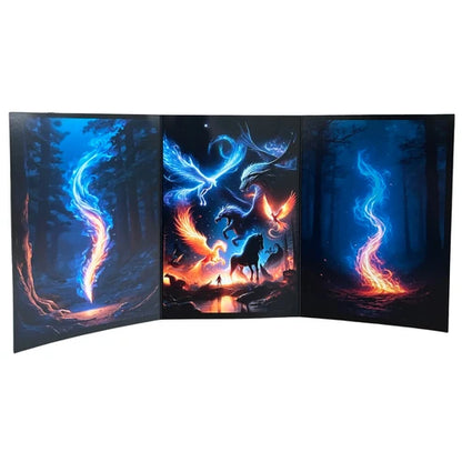 Triptych Beasts Gathering Card
