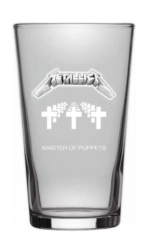 Metallica - Master of Puppets, Beer Glass