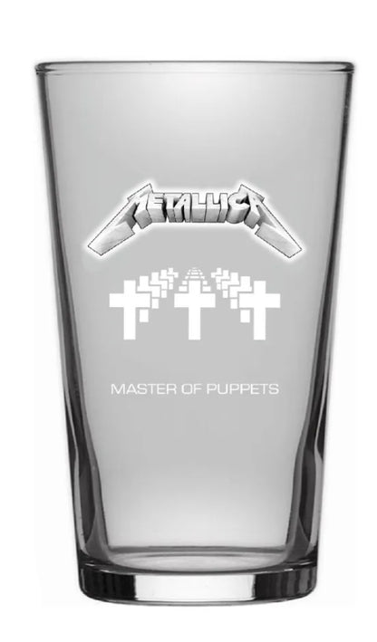 Metallica - Master of Puppets, Beer Glass