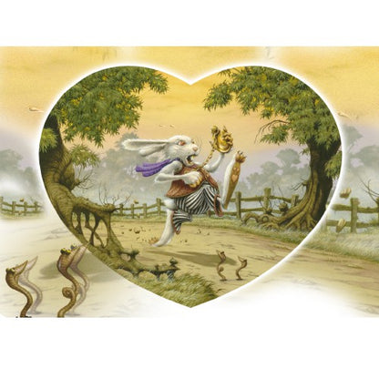 I'm Late! by Rodney Matthews, Greeting Card