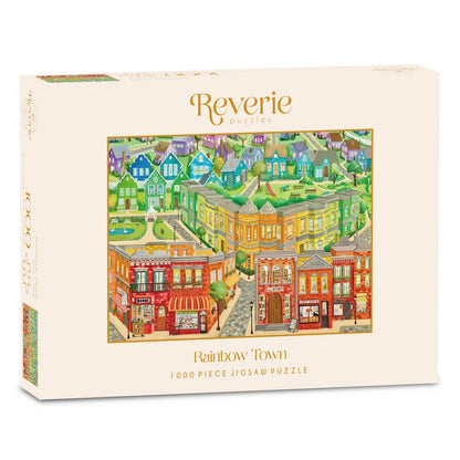 Rainbow Town by Christine Rotolo, 1000 Piece Puzzle