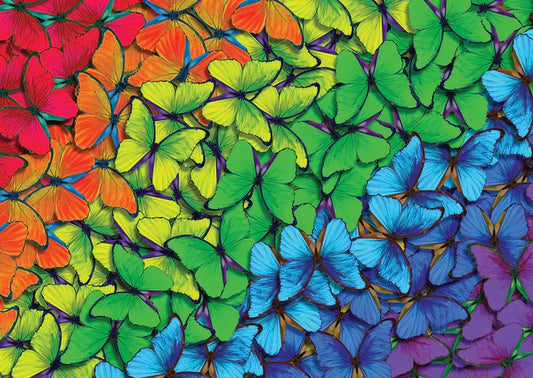 Rainbow Butterflies by Enjoy, 1000 Piece Puzzle