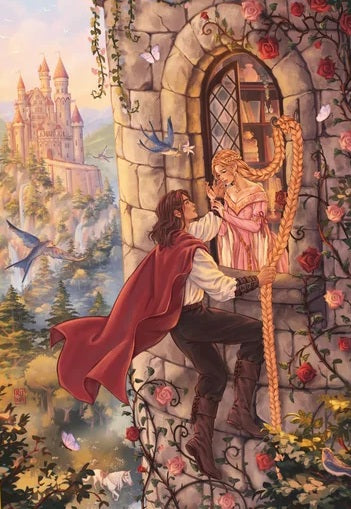 Rapunzel by Runa Mareuty, 1000 Piece Puzzle