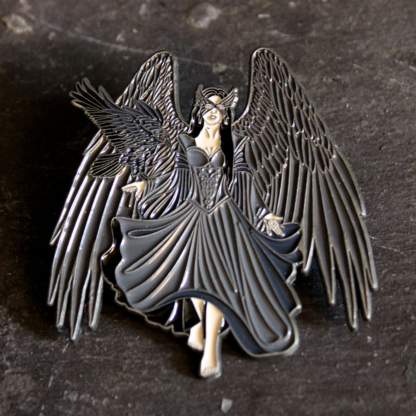 Raven by Anne Stokes, Collector’s Special Edition Pin Set