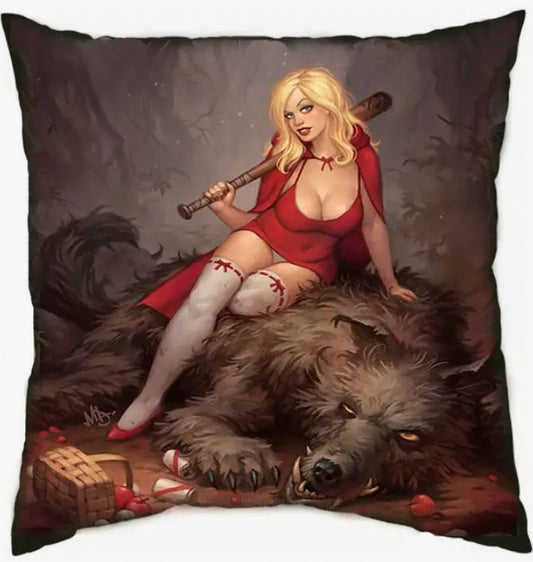 Red's Revenge by Matt Dixon, Throw Pillow Cover