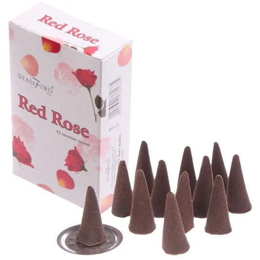 Red Rose Cone Incense