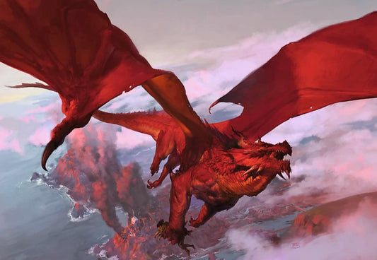 Dungeons &amp; Dragons: oude rode draak, 500 + 1 houten puzzel