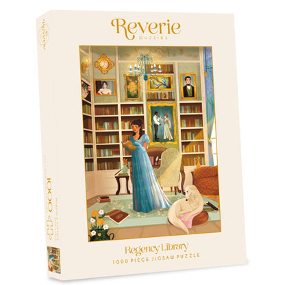 Regency Library by Lorena Cerqueira, 1000 Piece Puzzle
