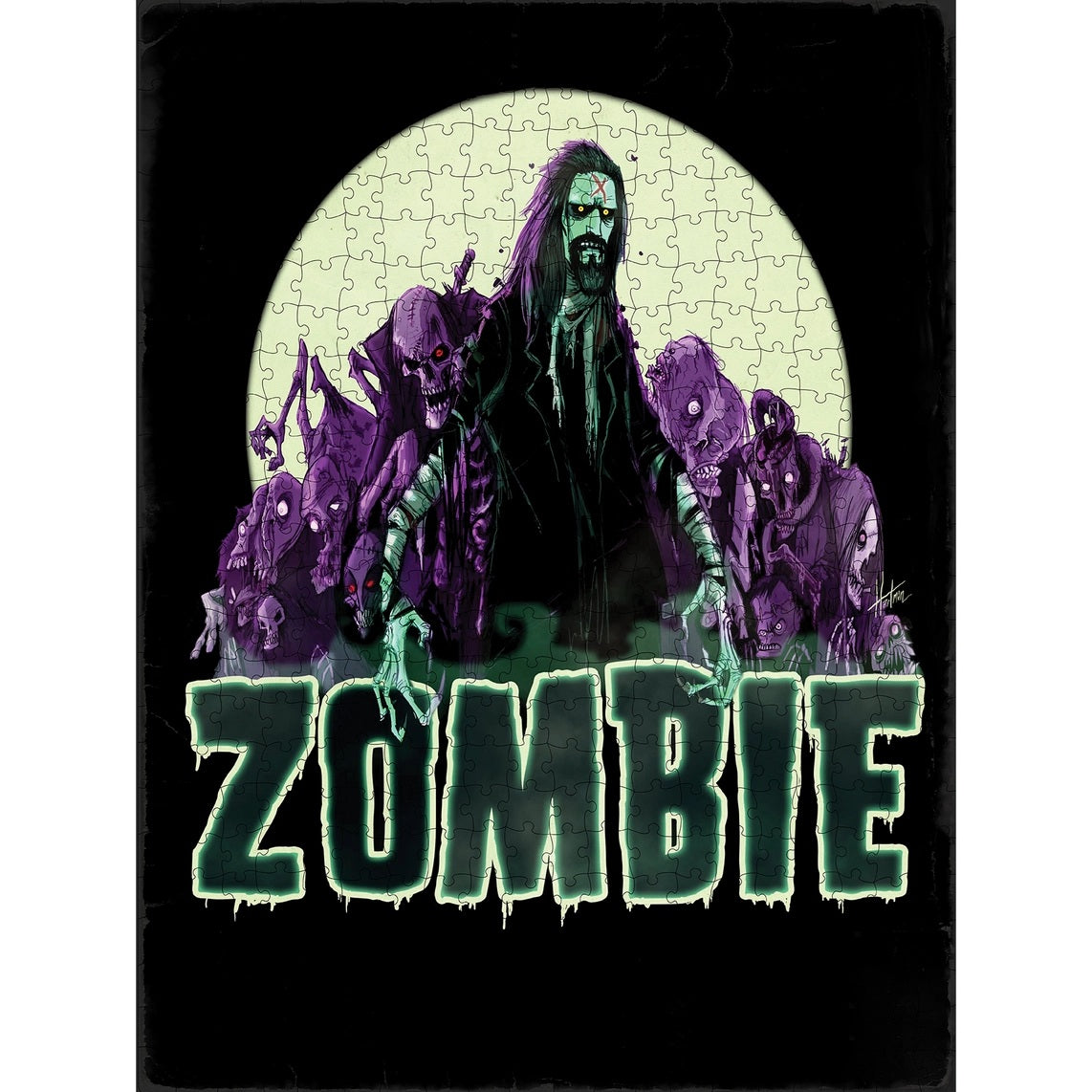 Rob Zombie by David Hartman, 500 Piece Puzzle