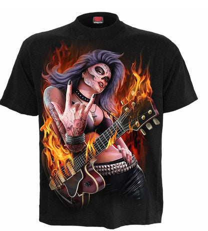 ROCKING THE DEAD - T-Shirt Black