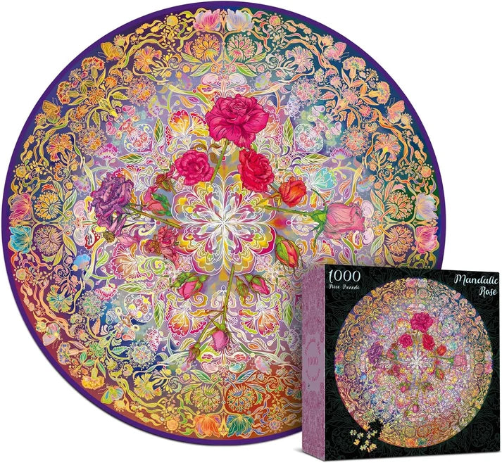 Mandalic Rose, 1000 Piece Puzzle