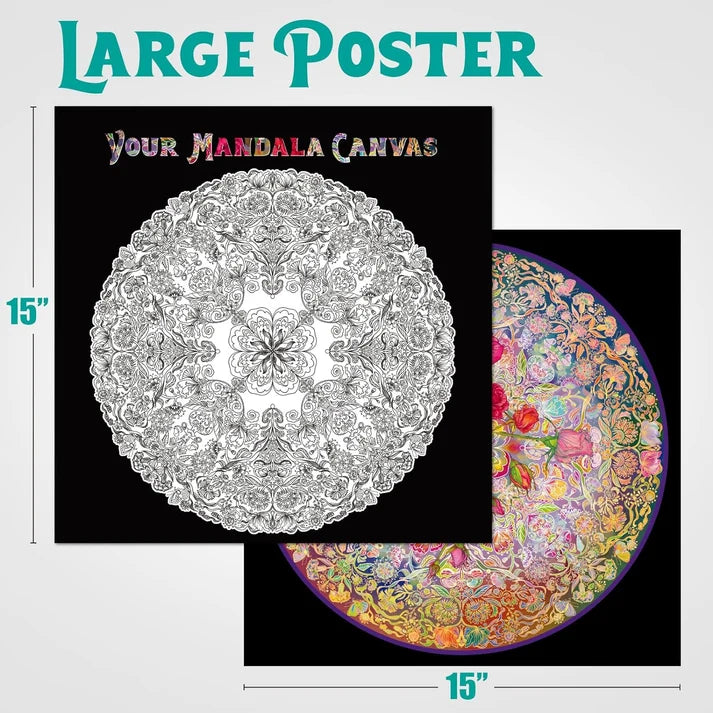 Mandalic Rose, 1000 Piece Puzzle
