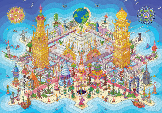 Land of Rutopia by Ruben Topia, 1000 Piece Puzzle