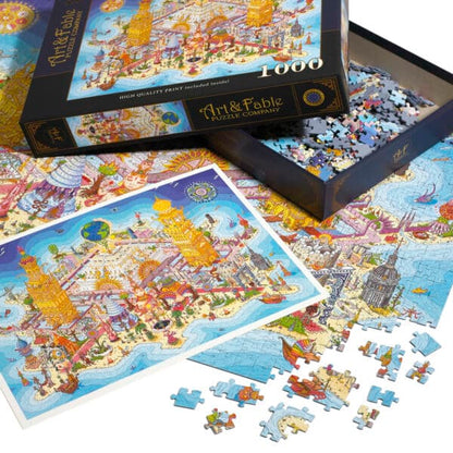 Land of Rutopia by Ruben Topia, 1000 Piece Puzzle