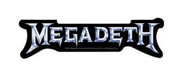 Megadeth - Logo, Sticker