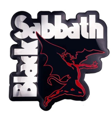 Black Sabbath Demon Logo, Heavy Duty Metal Sticker