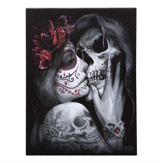 Dead Kiss by Spiral Direct, Canvas Print
