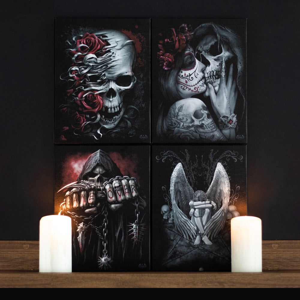 Skulls N' Roses by Spiral Direct, Canvas Print
